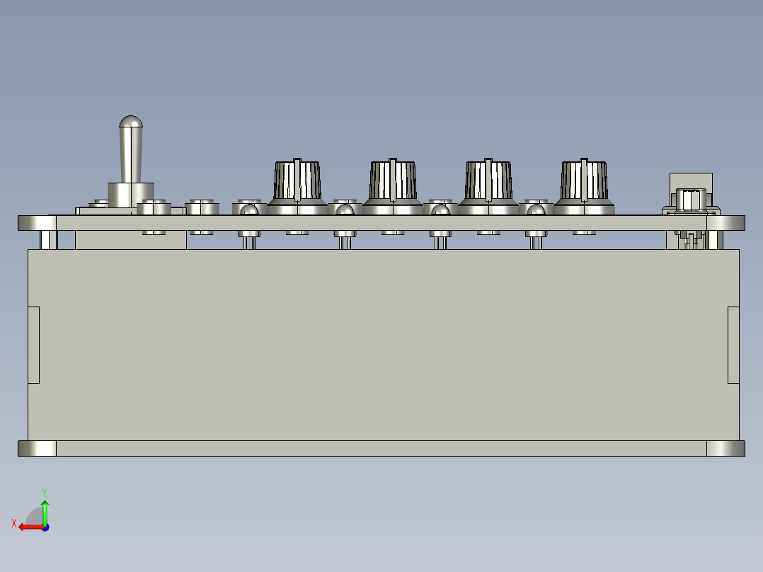 MicroAutoBox微型自动控制箱后视图
