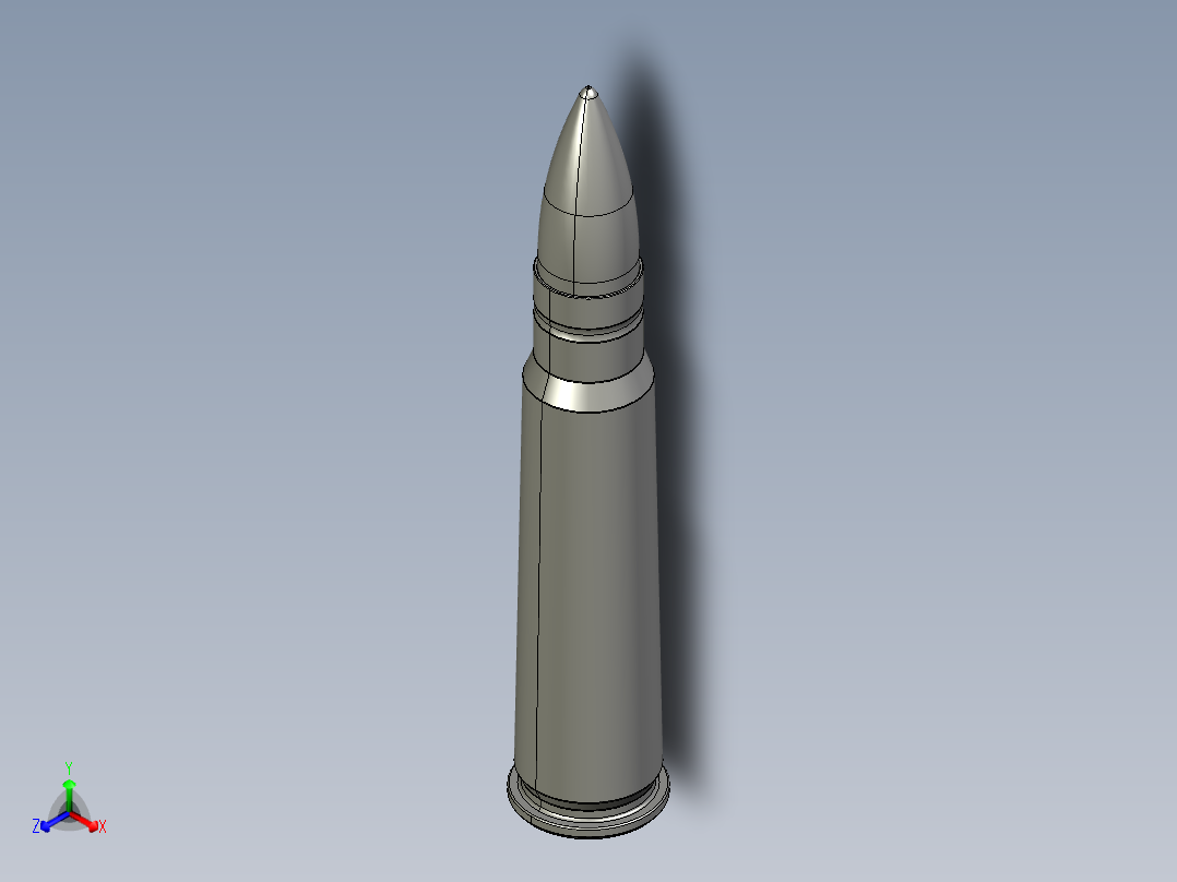 子弹正等轴测图