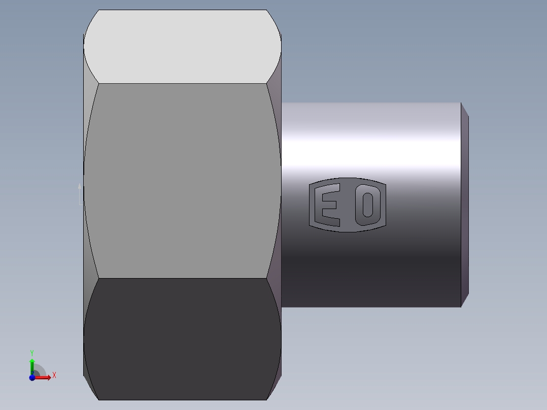 90度焊接接头、SKA30X4-前视图