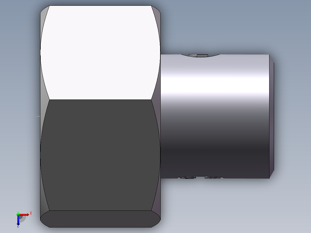 90度焊接接头、SKA30X4-俯视图