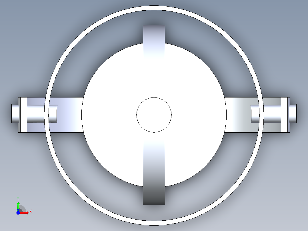 B3003396-半自动全地形轮椅前视图