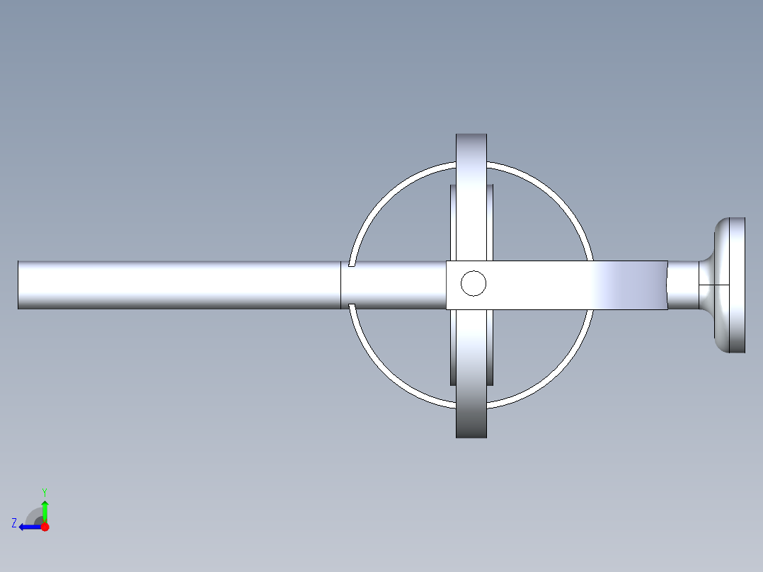 B3003396-半自动全地形轮椅右视图
