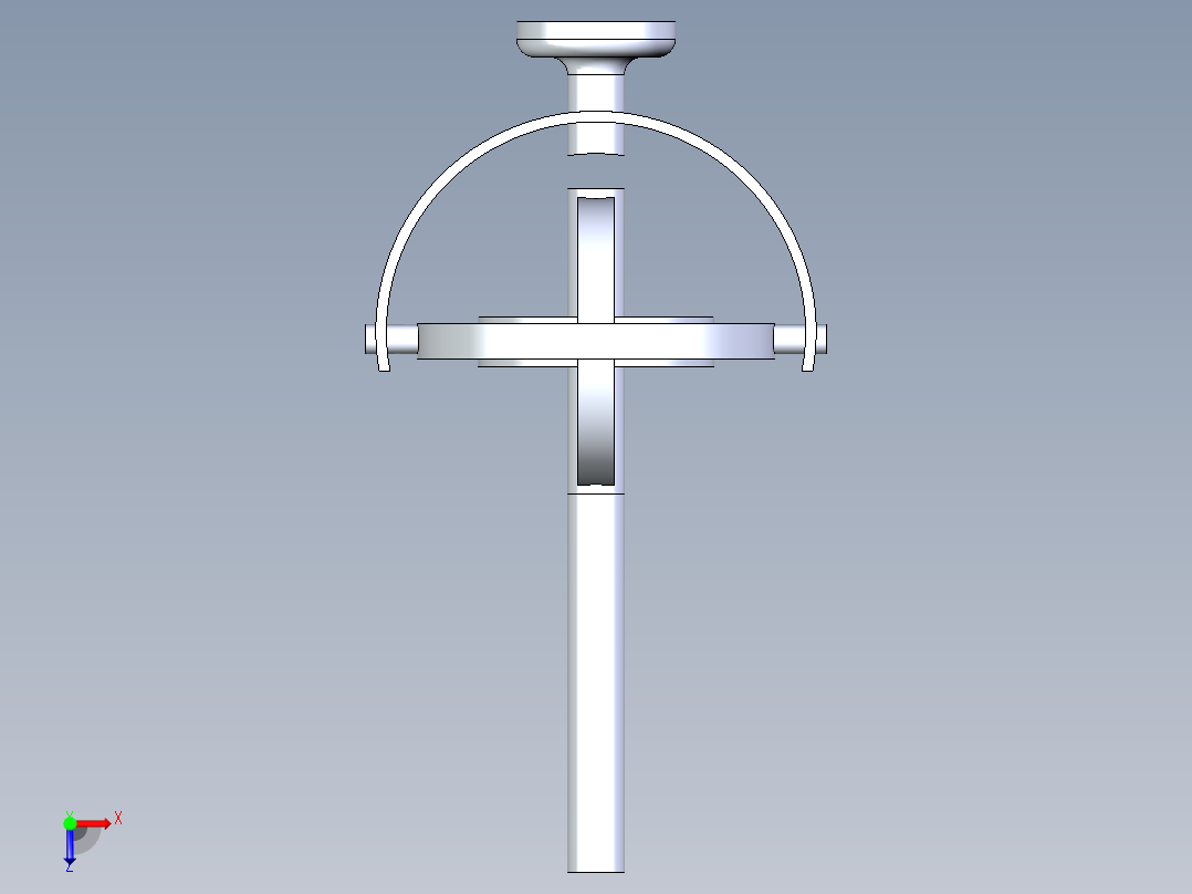 B3003396-半自动全地形轮椅俯视图