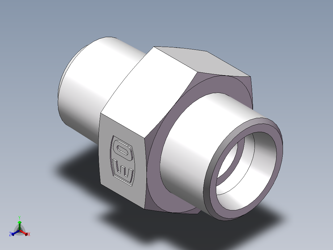 美制锥螺纹、1DN-24-08主视图