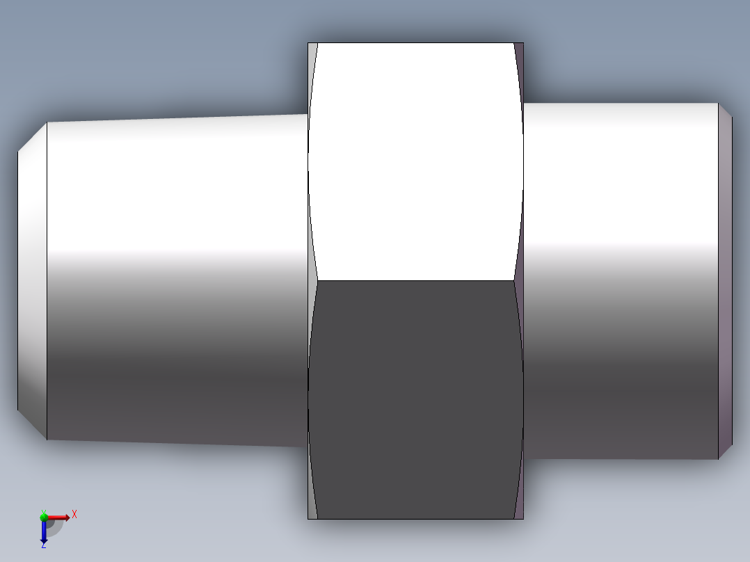 美制锥螺纹、1DN-24-08俯视图