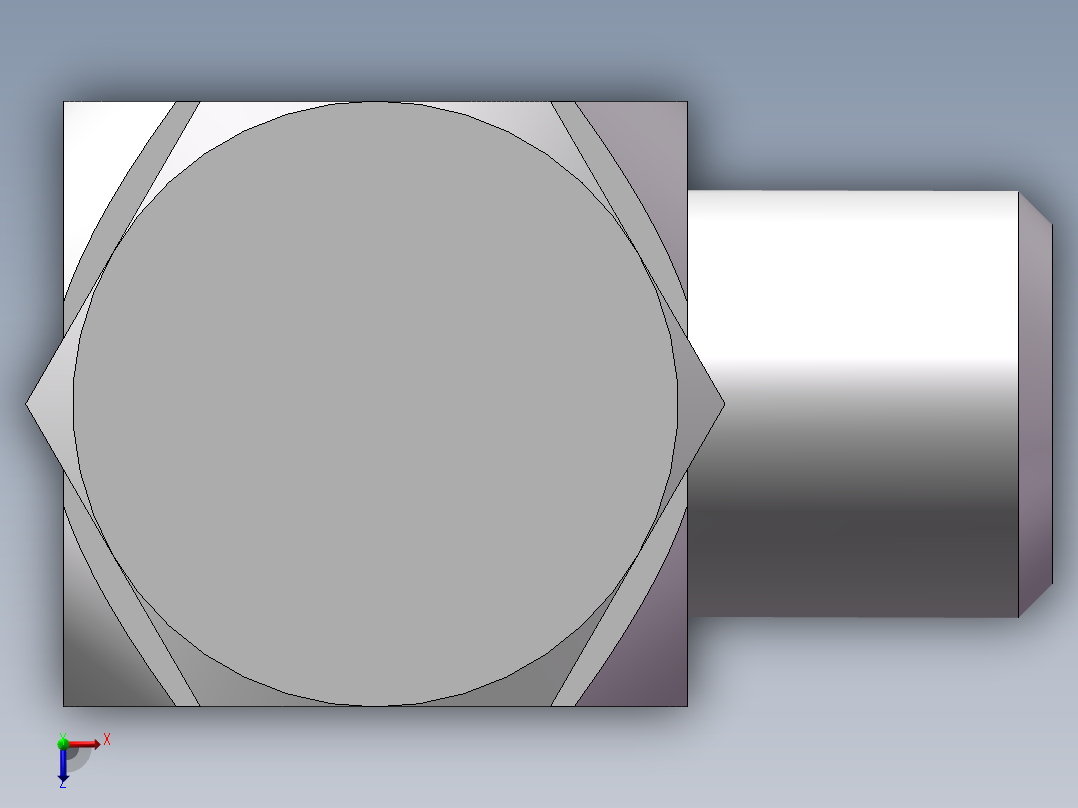 高压铰接式90度接头、1CI-12-B02俯视图