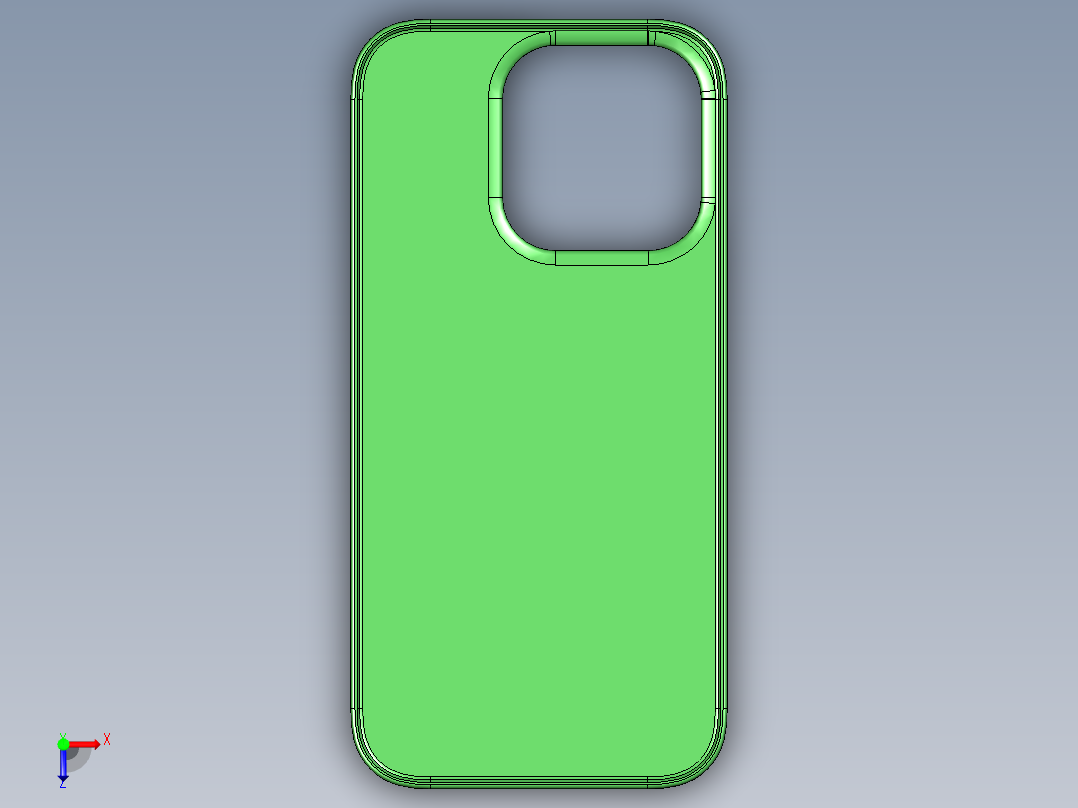 A0002838-iPhone 15 Pro 纤薄手机壳俯视图