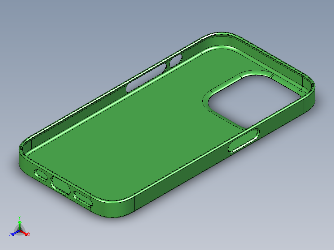 A0002838-iPhone 15 Pro 纤薄手机壳正等轴测图