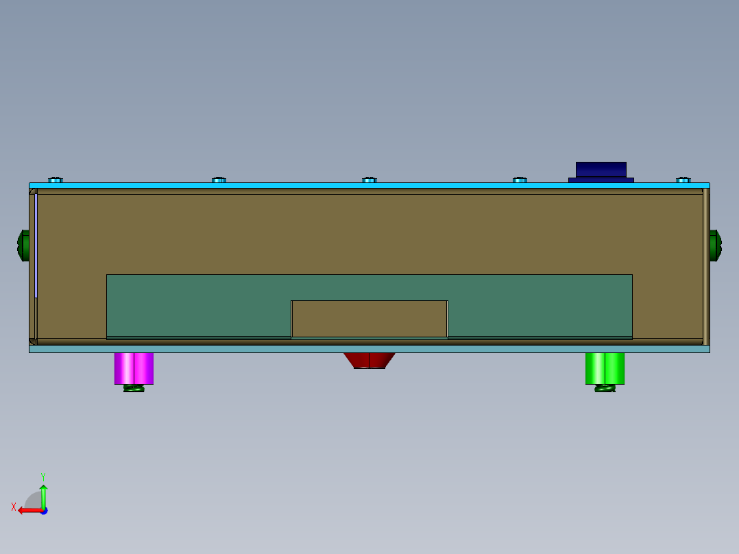 脚底消毒全自动洗鞋器后视图