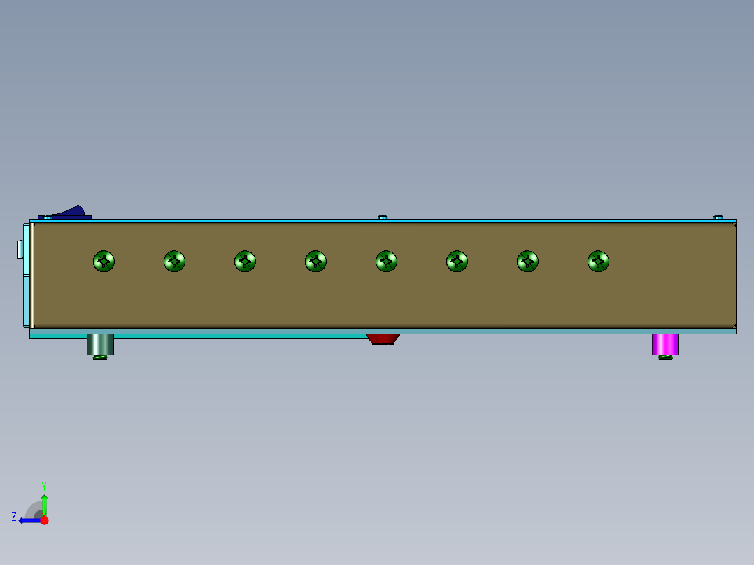脚底消毒全自动洗鞋器右视图