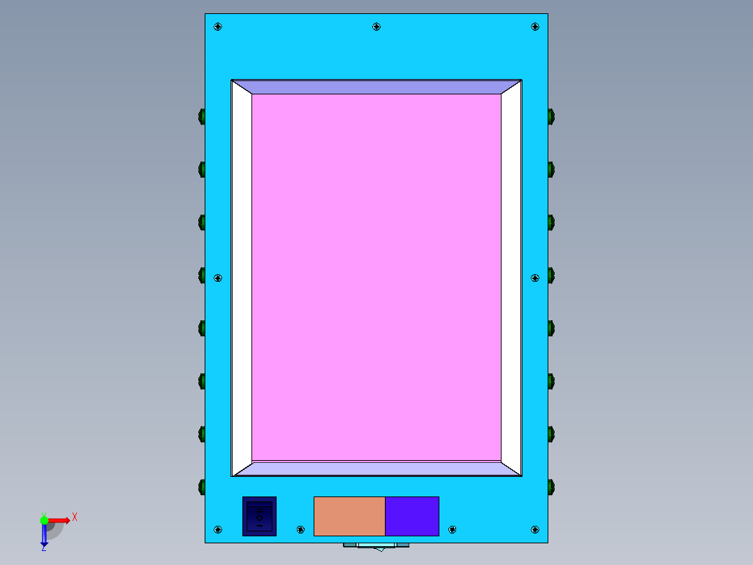 脚底消毒全自动洗鞋器俯视图