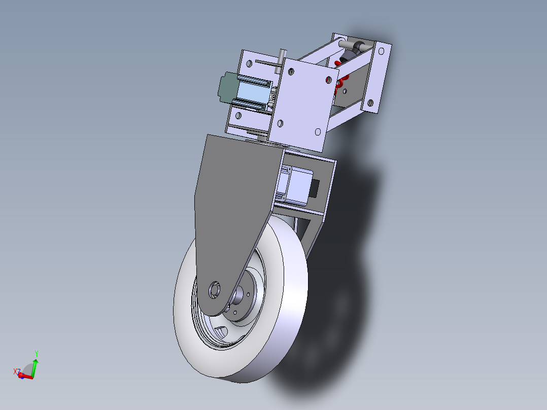 智能小车的驱动轮组 