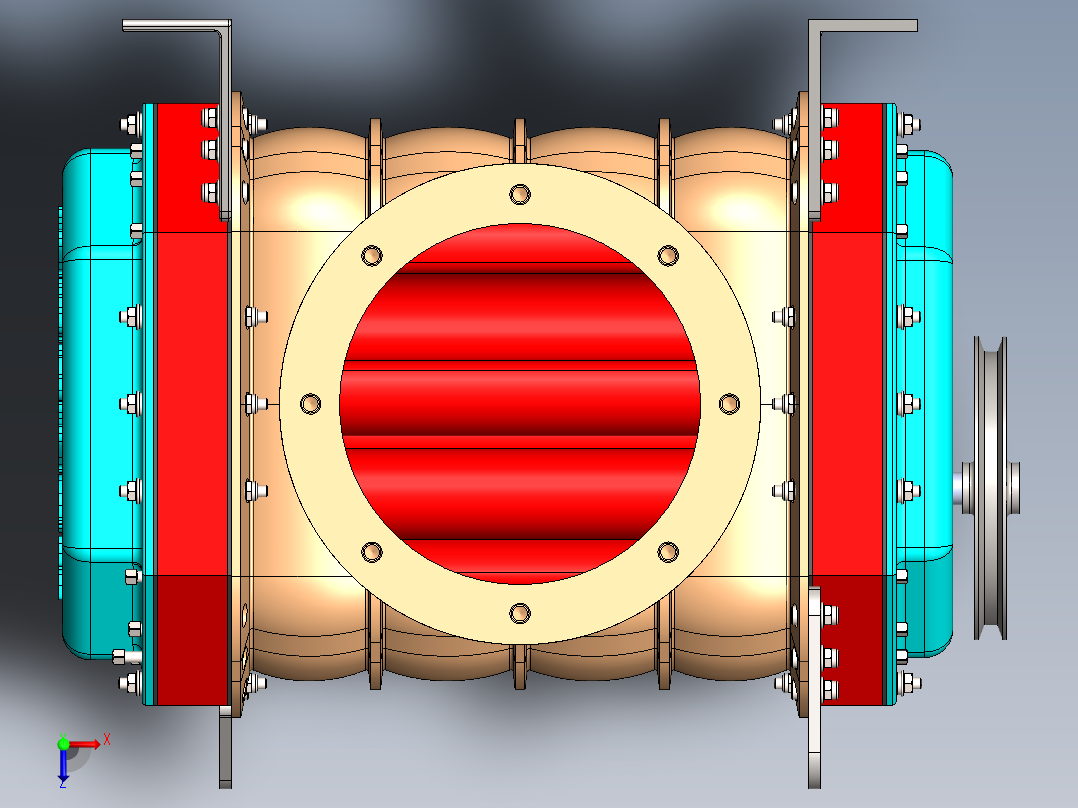 R2V2鼓风机  SW22俯视图