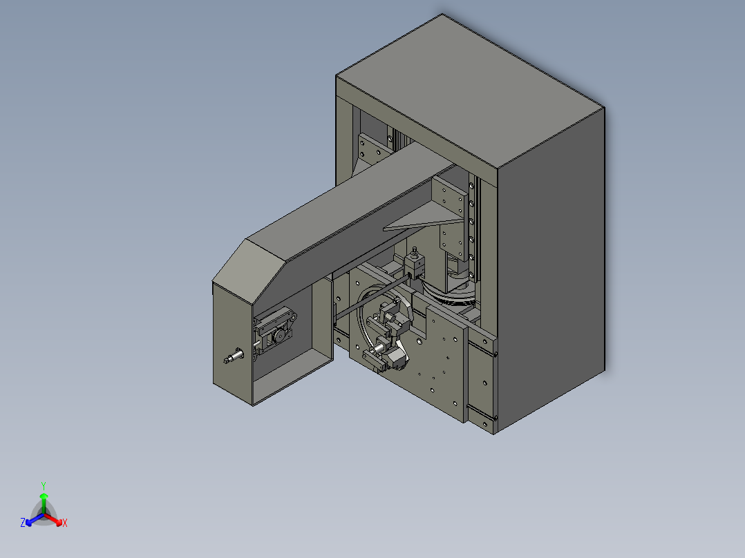 多用途带锯床工作平台