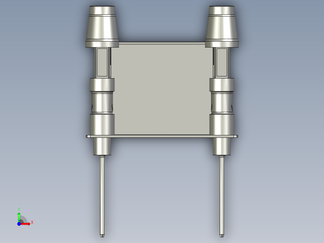 灌装头组件前视图