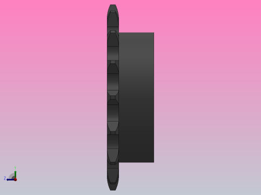 直孔链轮083／084型_16-083／084-1左视缩略图