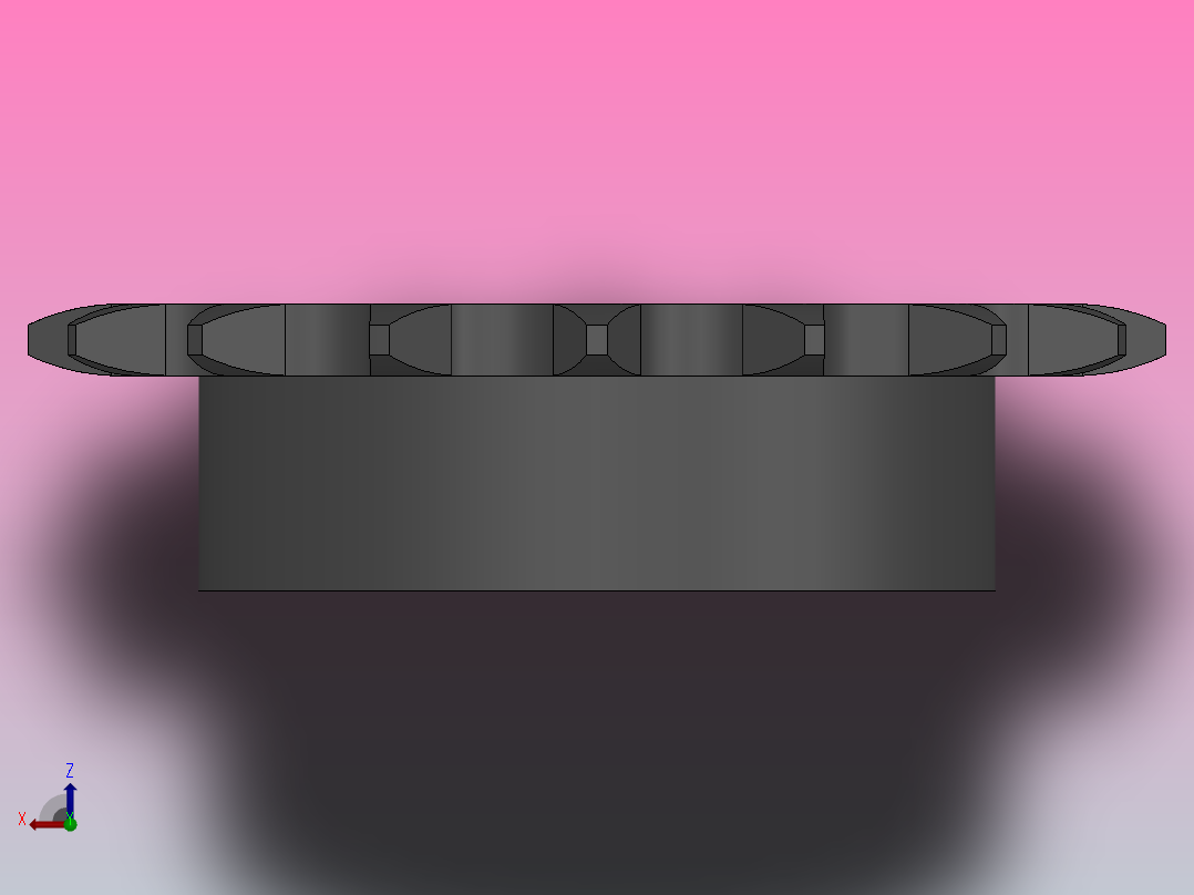 直孔链轮083／084型_16-083／084-1俯视图