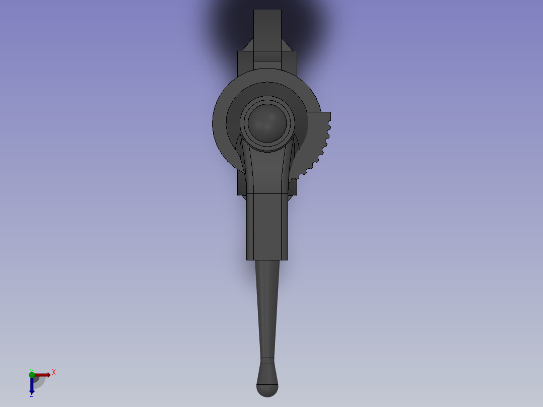 蝶阀(Butterfly Valve)俯视图