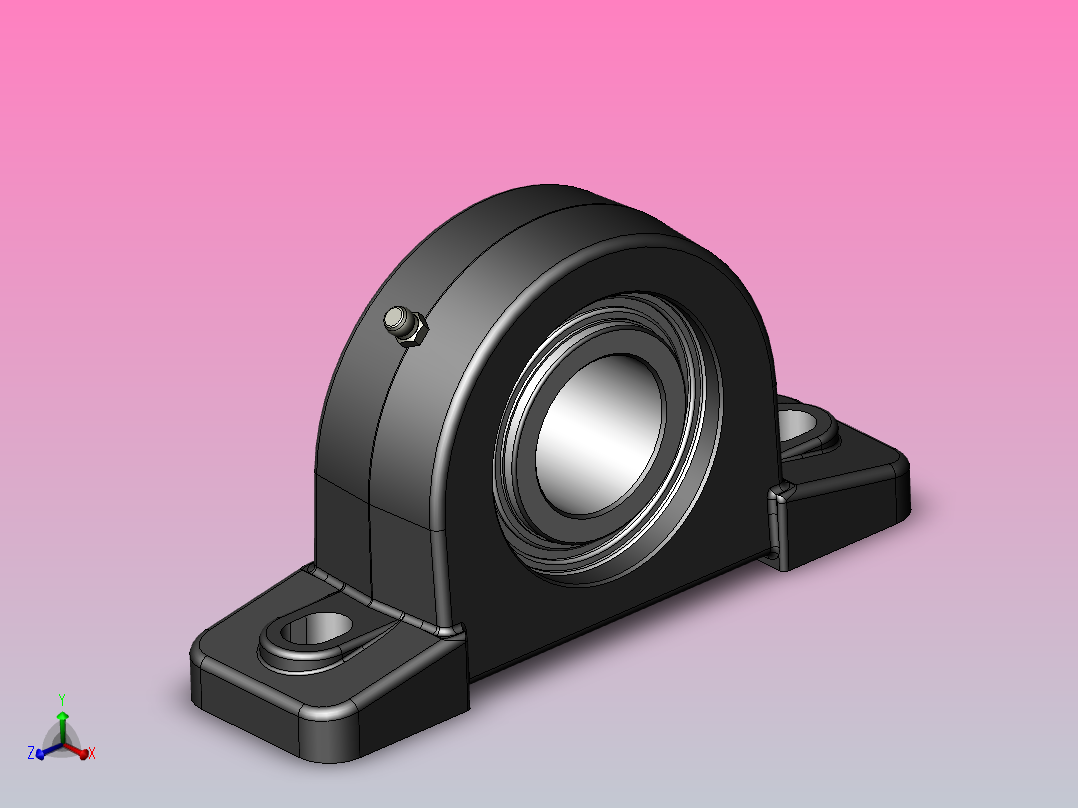 轴承座DuffNorton-PB150主视图