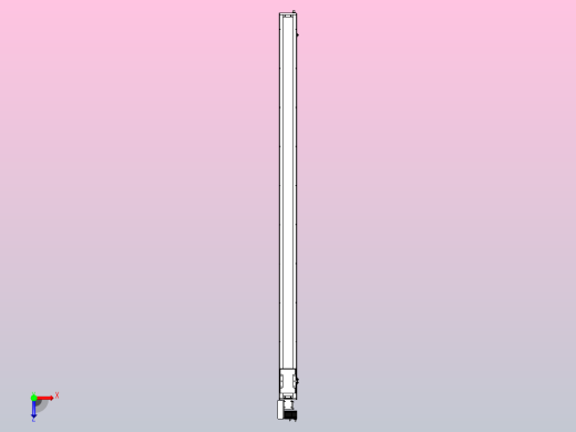 SCM14-2650-L滚珠花健、支撑座、滚珠丝杠、交叉导轨、直线模组俯视缩略图