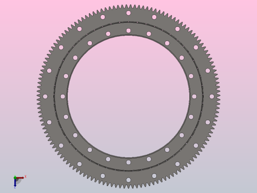 外齿式四点接触球轴承_011.30.560俯视缩略图