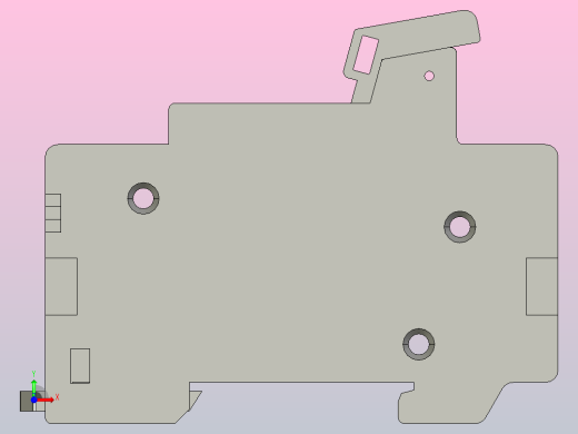 天得保险座保险管TFBR-322N前视缩略图