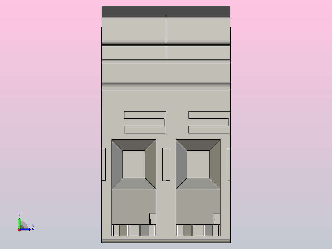 天得保险座保险管TFBR-322N左视图
