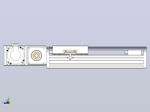 皮带直线轴半封闭可选导轨TPA-HNB-175D-140-L150-ML-Y-P75-N3右视缩略图