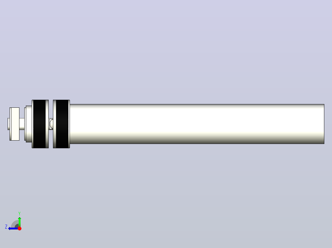 Powermatic隐藏式闭门器- R108轴右视图