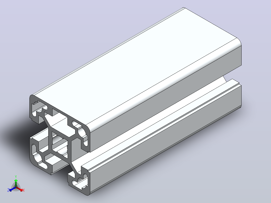 40X40 3N BR铝型材主视图