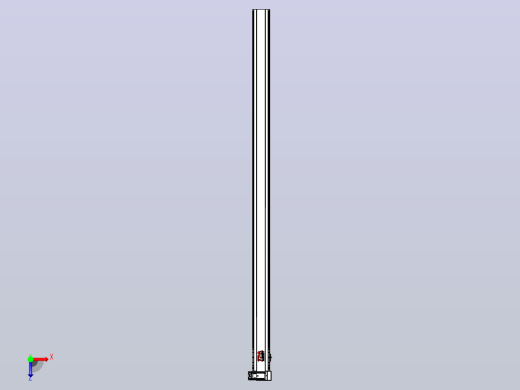 皮带直线轴半封闭可选导轨TPA-HNB-120D-110-L2250-RU-Y-P40-N3俯视缩略图