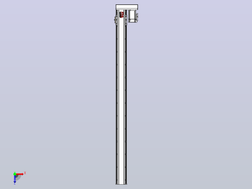 日规模组半封闭丝杆TPA-HNR-85D-1610-C-L1200-ML-C-P20-N3俯视缩略图