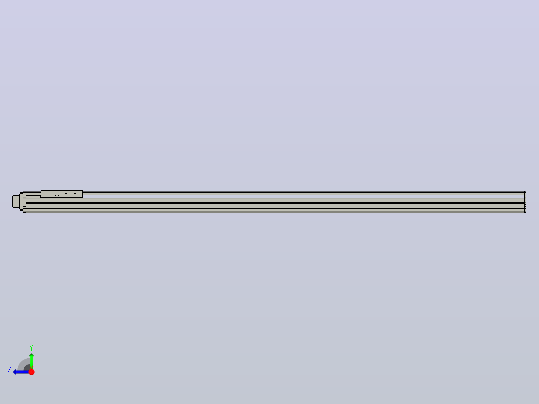 MT136BS半封闭丝杆滑台[MT136BS.L#.1450.BR.P40.C3]右视图