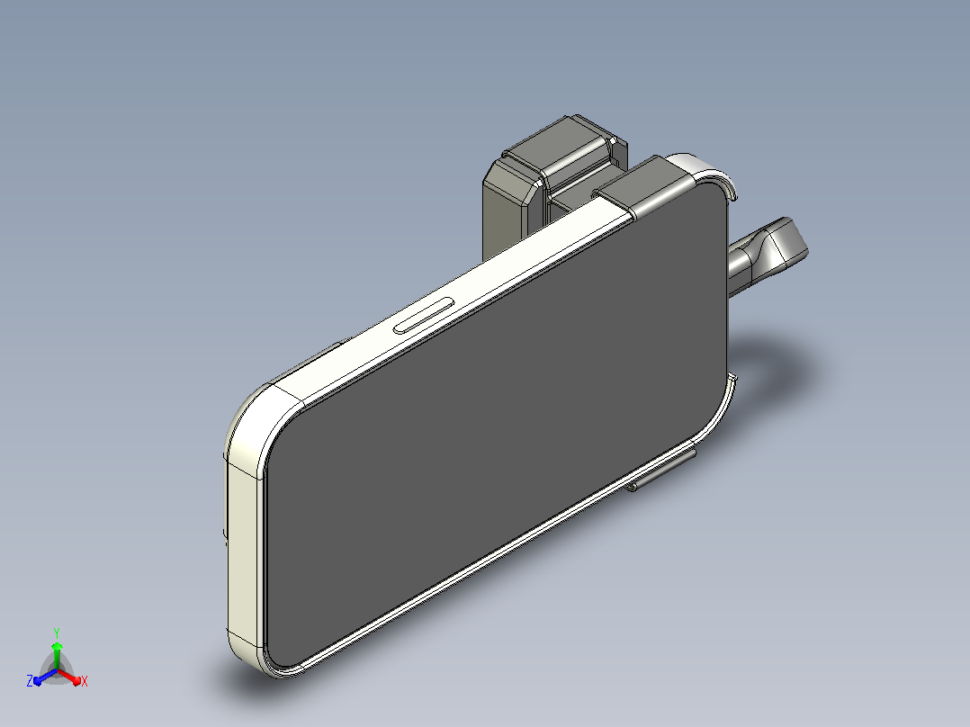 适用于带USB-C iPhone的FLIR One Pro适配器支架主视图