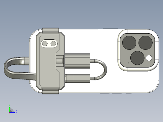 适用于带USB-C iPhone的FLIR One Pro适配器支架左视缩略图