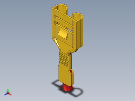 电缆靴母头 6.3x0.8mm主视缩略图