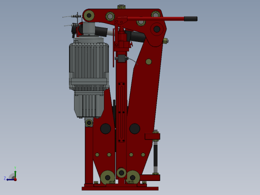 YP3系列电力液压盘式制动器YP3-1250-710×30-ⅡA-CL.RL.WL.HL(1)右视缩略图