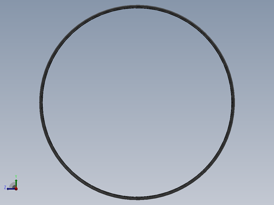 PTFE OD 型活塞杆密封(单作用）[OD110Q05200171H]右视图