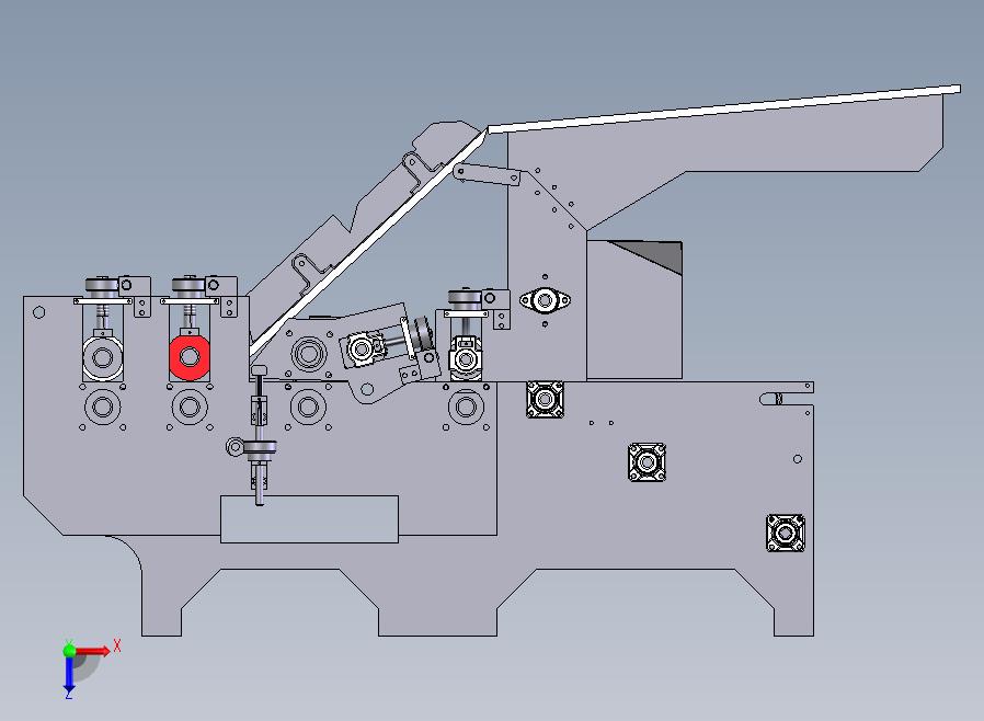 A15-辊压机俯视图