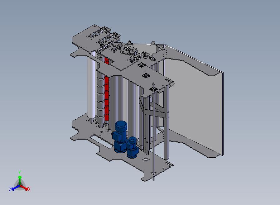 A15-辊压机正等轴测图