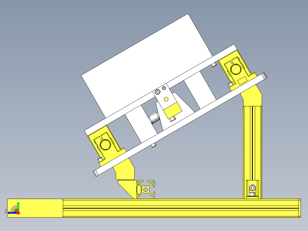 工件固定夹具右视图