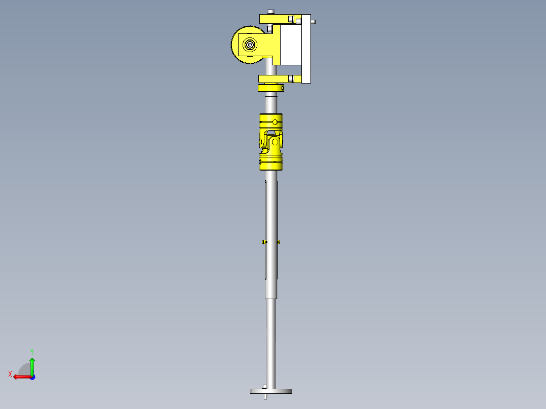 装置内部零件位置调整后视图
