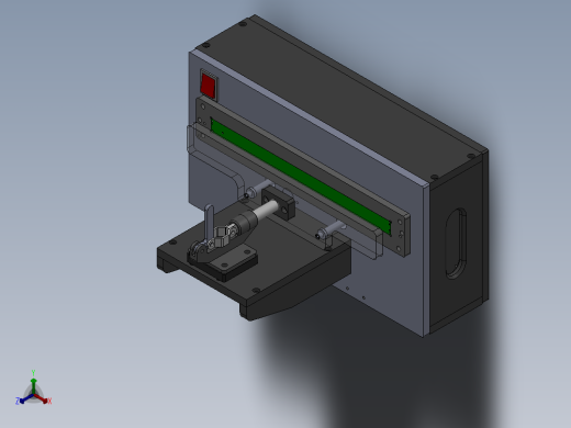 简易板卡测试治具正等轴测缩略图