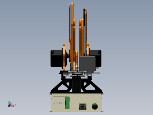 component-robot-arm-3dof-rev-1-lengan-robot SW STP前视缩略图