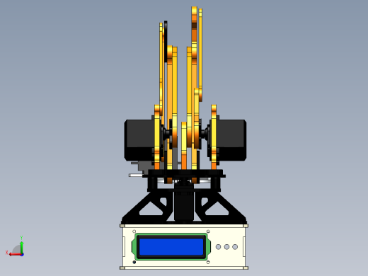 component-robot-arm-3dof-rev-1-lengan-robot SW STP后视缩略图