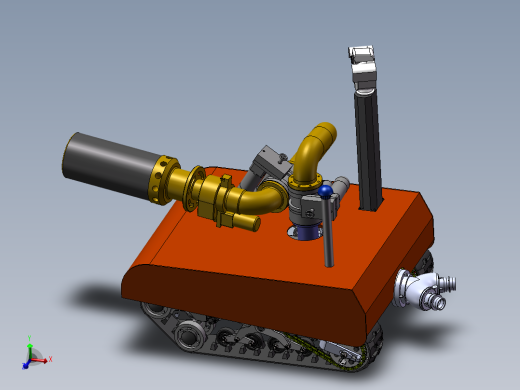 防爆消防灭火侦察机器人sw16可编辑