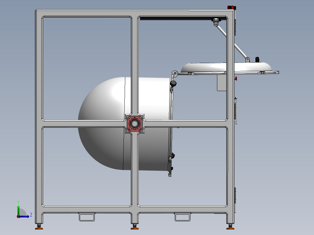 盐水滚揉机左视图