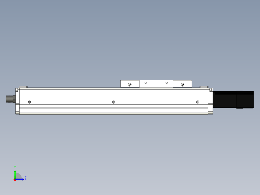 Toyo东佑达直线模组-ECH12-200-BC-100W左视缩略图