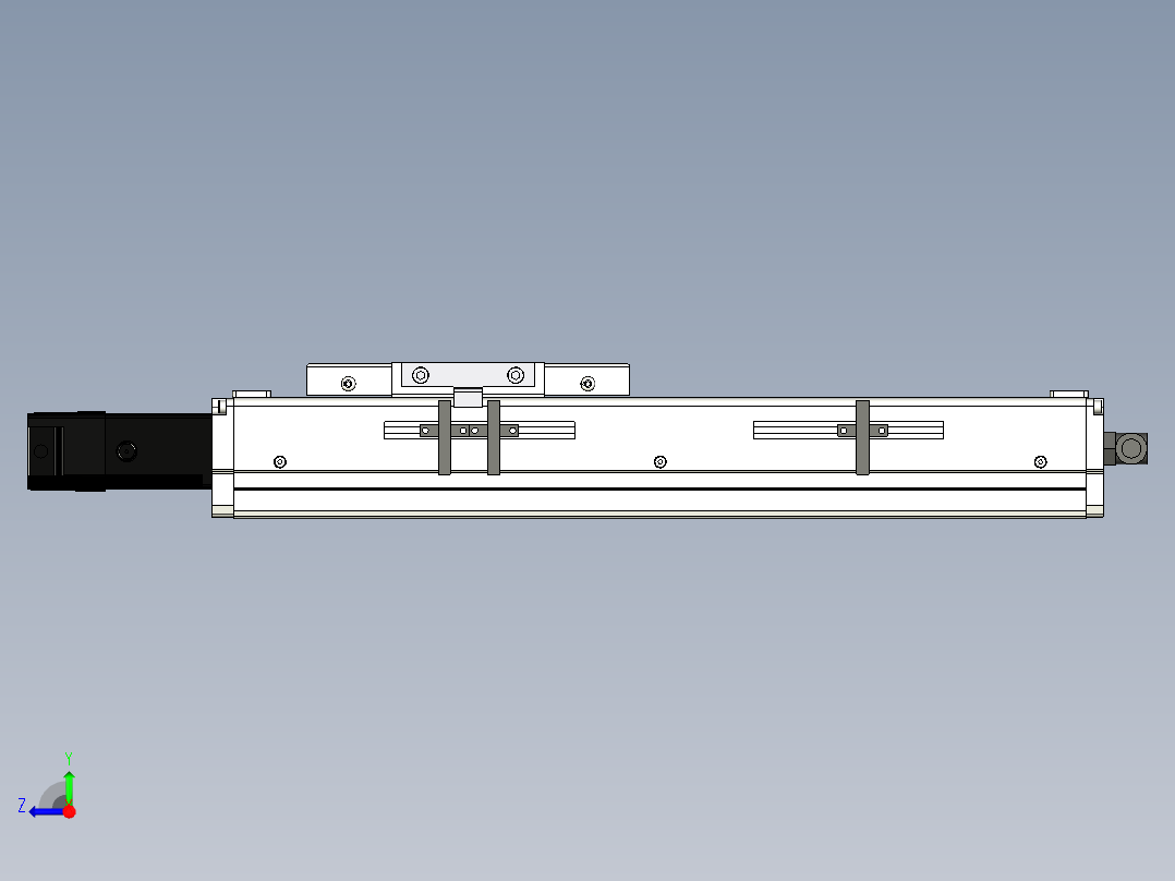 Toyo东佑达直线模组-ECH12-200-BC-100W右视图