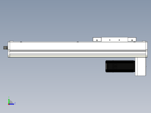 Toyo东佑达直线模组-ECH17-400-BM-400W+煞車左视缩略图